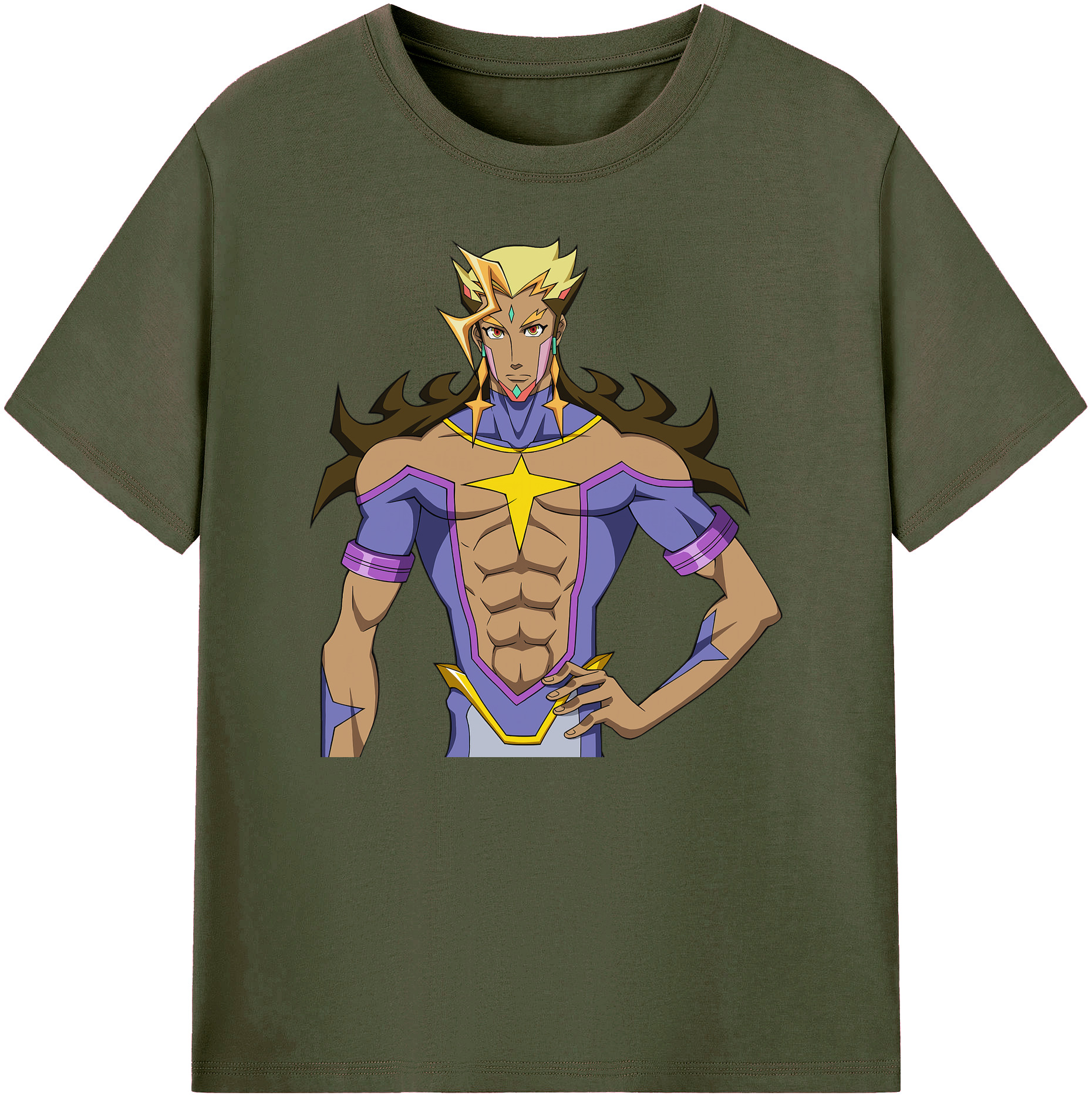 （画像用） 遊☆戯☆王 Yu-Gi-Oh! 綿100％ メンズ半袖Tシャツ｜肌触りやわらか＆通気性